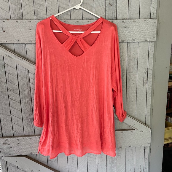 Kim Rogers Cut Neck size 1X - Picture 1 of 6